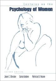 Tapa de Lectures on the psychology of women