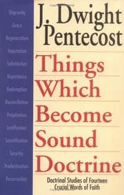 Tapa de Things which become sound doctrine