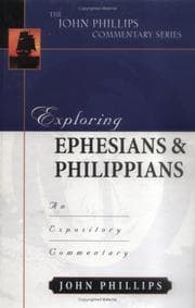 Tapa de Exploring Ephesians and Philippians (John Phillips Commentary Series) (John Phillips Commentary Series, The)