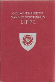 Tapa de Geslachts-register van het vorstenhuis Lippe