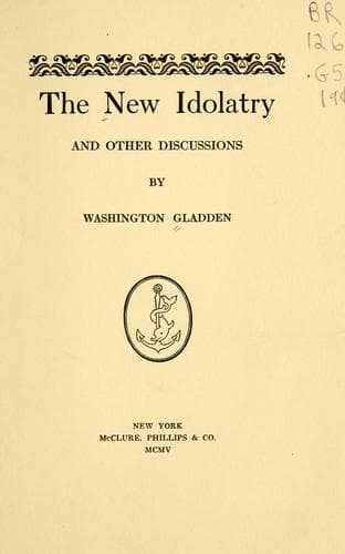 Tapa de The new idolatry