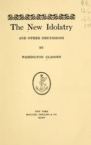 Tapa de The new idolatry