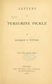 Tapa de Letters of Peregrine Pickle