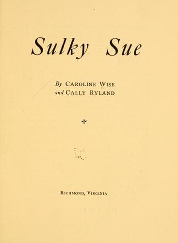 Tapa de Sulky Sue
