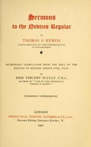 Tapa de Sermons to the novices regular