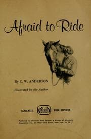 Tapa de Afraid to ride