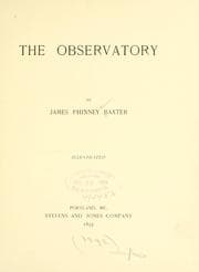 Tapa de The observatory