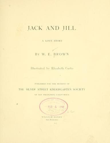 Tapa de Jack and Jill