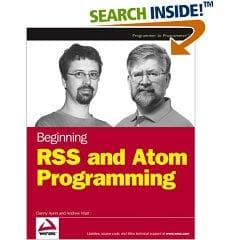 Tapa de Beginning RSS and Atom programming