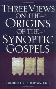 Tapa de Three views on the origins of the Synoptic Gospels