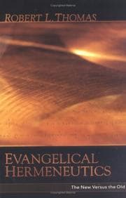 Tapa de Evangelical hermeneutics