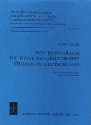 Tapa de Der Donauraum, die Wiege mathematischer Studien in Deutschland