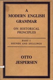 Tapa de A modern English grammar on historical principles