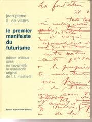 Tapa de Le premier manifeste du futurisme