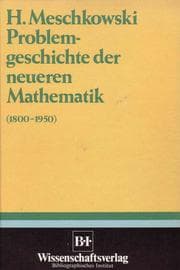 Tapa de Problemgeschichte der neueren Mathematik (1800-1950)