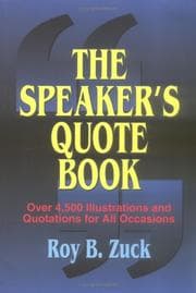 Tapa de Speaker's Quote Book, The