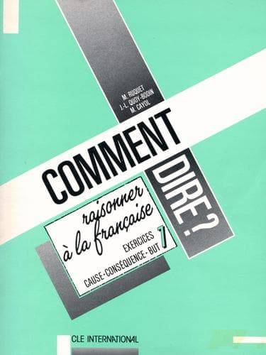 Tapa de Raisonner à la française