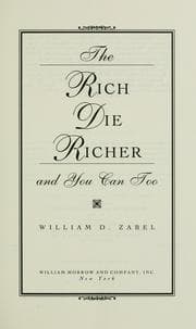 Tapa de The rich die richer and you can too
