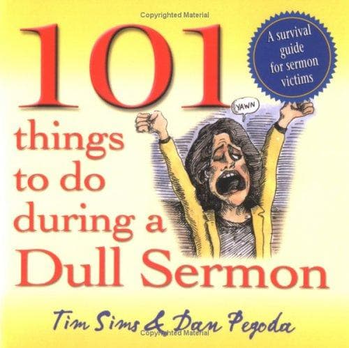 Tapa de 101 Things to Do During a Dull Sermon