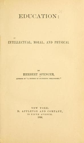Tapa de Education: intellectual, moral, and physical