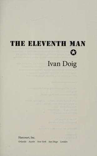 Tapa de The eleventh man