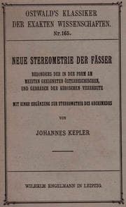 Tapa de Neue Stereometrie der Fässer
