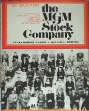 Tapa de The MGM stock company