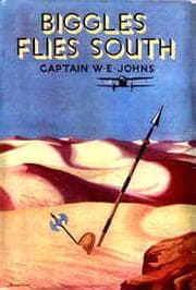 Tapa de Biggles flies south