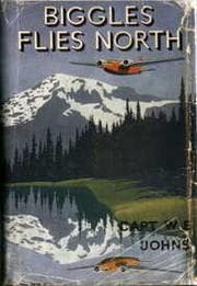 Tapa de Biggles flies north