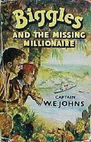 Tapa de Biggles and the missing millionaire