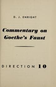 Tapa de Commentary on Goethe's Faust