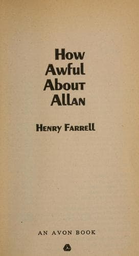 Tapa de How awful about Allan