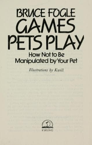 Tapa de Games pets play