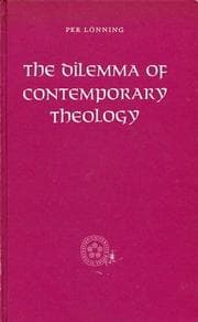 Tapa de The dilemma of contemporary theology prefigured in Luther, Pascal, Kierkegaard, Nietzsche