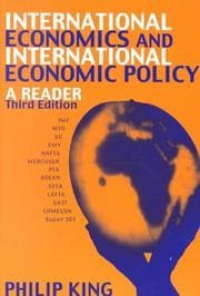 Tapa de International economics and international economic policy