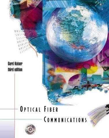 Tapa de Optical Fiber Communications with CD-ROM