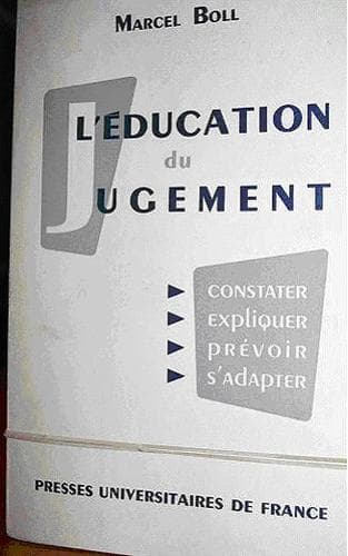 Tapa de L' éducation du jugement