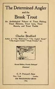 Tapa de The determined angler and the brook trout
