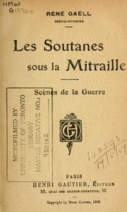 Tapa de Les soutanes sous la mitraille