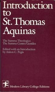 Tapa de Introduction To Saint Thomas Aquinas