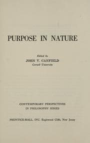 Tapa de Purpose in nature