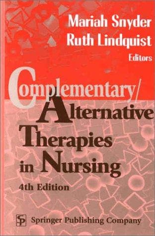 Tapa de Complementary Alternative Therapies in Nursing