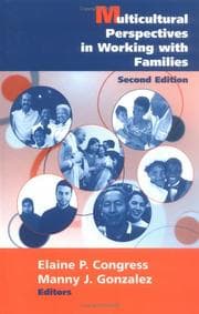 Tapa de Multicultural perspectives in working with families