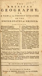 Tapa de The American geography, or, A view of the present situation of the United States of America