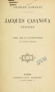 Tapa de Jacques Casanova, Vénitien