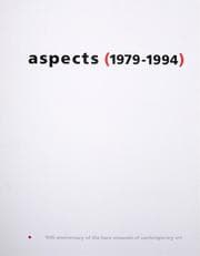 Tapa de aspects (1979-1994); Hara Museum of Contemporary Art, Tokyo