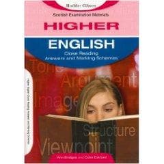 Tapa de Higher English close reading