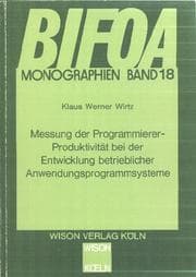 Tapa de Messung der Programmierer-Produktivität bei der Entwicklung betrieblicher Anwendungsprogrammsysteme