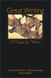 Tapa de Great Writing