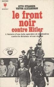 Tapa de Le Front noir contre Hitler [par] Otto Strasser, Victor Alexandrov